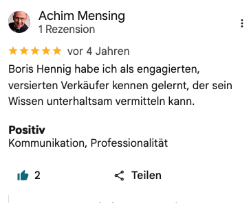 Bewertung 9
